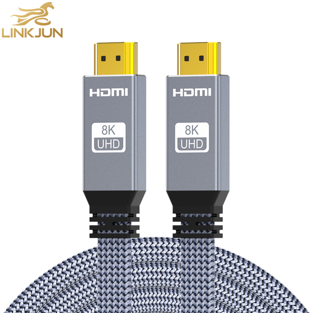 High-Speed 8K Flat PVC A338 for HDMI Copper Cable 48Gbps Monitor TV Projector Data Video for HDMI Cable Set for Top Box and DVD