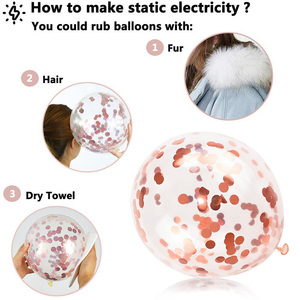 113 pezzi di arco di palloncini in lattice rosa metallizzato Set di decorazioni per feste <span class=keywords><strong>a</strong></span> <span class=keywords><strong>tema</strong></span> farfalla di carta - Product Image 3