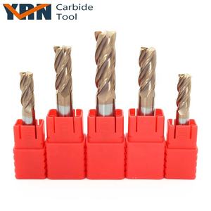 D6x50mm काटने कार्बाइड उपकरण बैल नाक 4 बांसुरी कोने त्रिज्या hrc55 एंड मिल - Product Image 2