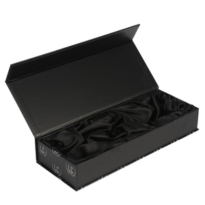Popular design hair extensions packaging box cardboard magnetic satin lined gift boxes with logo
