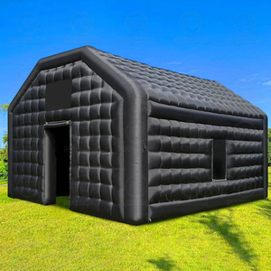 Carpa de Fiesta VIP Negra, Iluminación LED Portátil para <span class=keywords><strong>Discoteca</strong></span>, Carpa Móvil para Club Nocturno, Carpa Inflable para Club Nocturno, <span class=keywords><strong>Discoteca</strong></span> Inflable - Product Image 1
