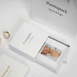 2025 New Custom Logo giấy trắng tông Nhẫn ngăn kéo Bao bì hộp đồ trang sức và túi xách - Product Image 3