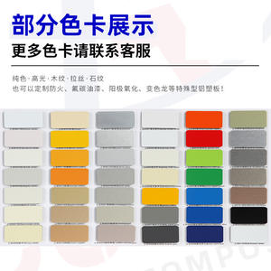 Panneau composite en aluminium du Shandong 1100, aluminium unidirectionnel, décoration de façade publicitaire extérieure, bâtiment moderne léger - Product Image 2