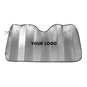 Tùy Chỉnh Xe Che Nắng Có Thể Gập Lại Phản Ánh Tia UV In Ấn Khuyến Mãi Side Phía Trước Cửa Sổ Xe <span class=keywords><strong>Sun</strong></span> Bóng Râm Bất Để Che Nắng - Product Image 1