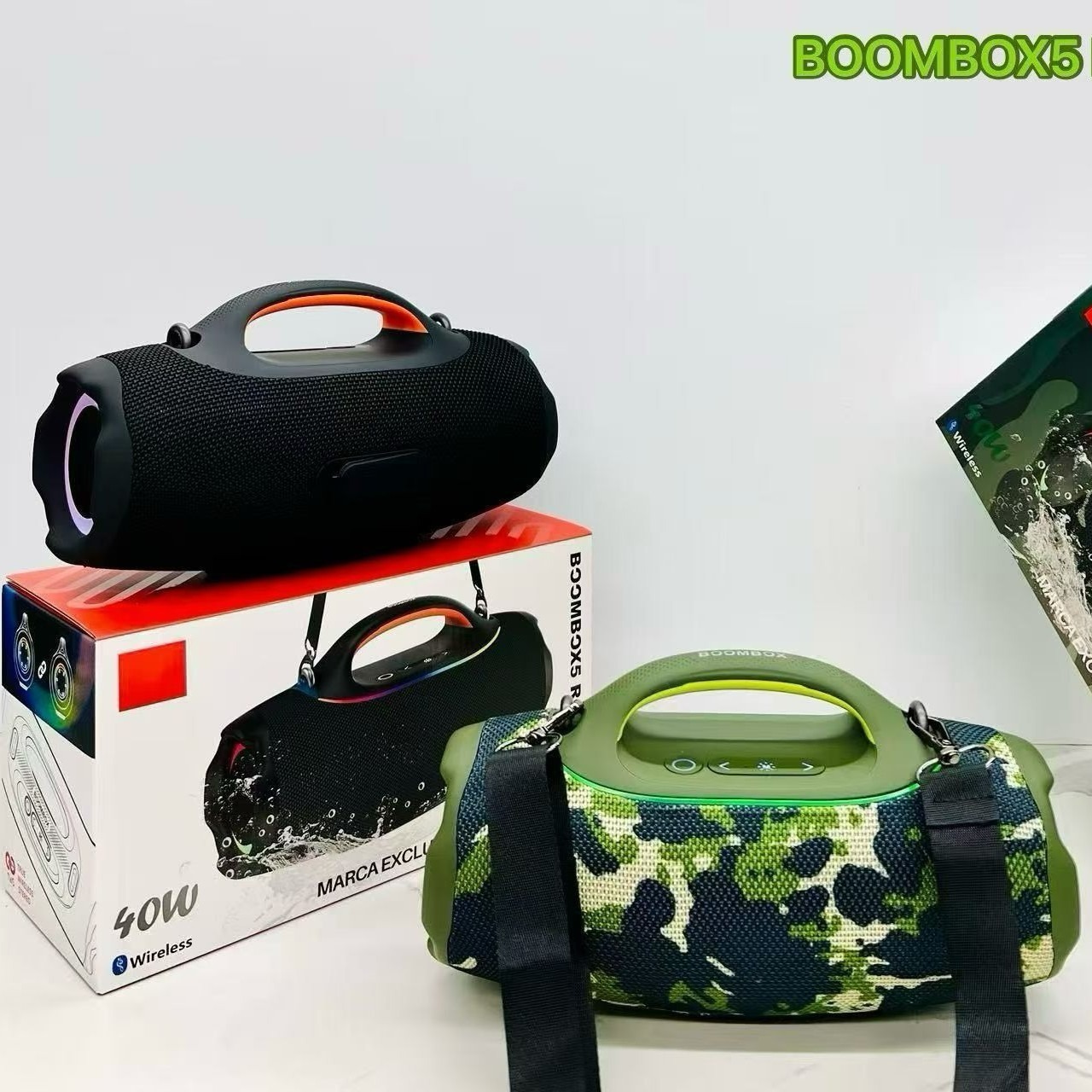 BOOMBOX5 RGB Wireless  Speaker War God Series, Handheld Outdoor Portable Bass Speaker · image 4