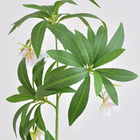 Plante artificielle verte Elaeocarpus Hainanensis à tige unique, verdure collée pour décoration intérieure, bonsaï de sol, aménagement paysager, 90CM, anti-UV