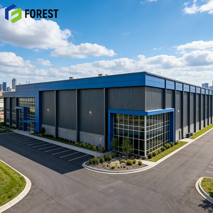 Almacén de Estructura de Acero de Múltiples Pisos, Exportación Global, Bajo Costo, Económico, para Salas de Exhibición, Modular, Resistente al Viento, Gran Vano - Product Image 1