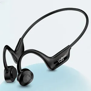 BT V5.3 dayanıklı kalite giyen ağrısız Stereo ses kablosuz kulaklık kolye tasarım boyun bandı spor kulaklık kulakiçi