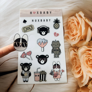 Hojas de Pegatinas de Vinilo Impermeables con Múltiples Diseños Personalizados, Tamaño A6, Hojas de Pegatinas Transparentes con Corte Kiss Cut para Promoción - Product Image 2