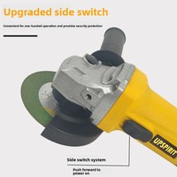 Meuleuses d'angle industrielles 125 mm multifonctions, polisseuses, ponceuses, moteur à balais, alimentation CA, interrupteur latéral – Vente en gros