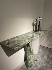 Hot Bán Màu Xanh Lá Cây Ngựa Vằn <span class=keywords><strong>Jasper</strong></span> Đá Quý Slab Kích Thước Tùy Chỉnh Cho Đồ Nội Thất Bàn Cà Phê Bán Quý Agate End Bảng Thiết Kế - Product Image 4