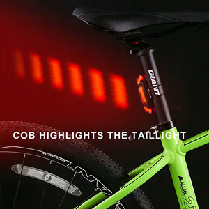 Luz Trasera para Bicicleta, Recargable por USB, LED Rojo, Azul y Blanco, 4 Modos, Impermeable IPX4, Luz de Seguridad para Ciclismo, Accesorio para Bicicleta de Montaña - Product Image 4