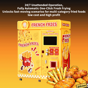 Máquina Expendedora de Papas Fritas Totalmente Automática, con Pantalla Táctil Inteligente de 27 Pulgadas, para Exteriores, Funcionamiento Continuo, con Función SDK V - Product Image 4