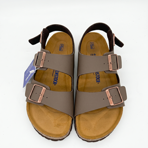 <span class=keywords><strong>Sandalias</strong></span> Birken Milano Unisex de Cuero Vacuno con Corcho, Triple Hebilla en el Talón, Soporte Anatómico para el Arco, OEM, Personalizadas, Venta al Por Mayor - Product Image 1