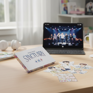 TomorrowxTogether (TXT) K-Pop Star Chapter SANCTUARY <b>Mini</b> Electronic Publication with Angel Ver. Postcard Sticker Pack - Product Image 3