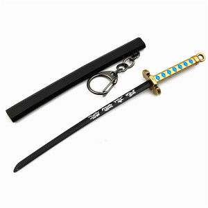 LLavero de Anime japonés Demon Slayer, no Yaiba Kimetsu, accesorios para Cosplay, <span class=keywords><strong>arma</strong></span>, modelo de Anime, regalos, accesorios, 15CM, envío directo - Product Image 2