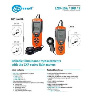 โซเนล LXP-10B ลักซ์มิเตอร์การวัดแสงความแม่นยำสูงจอแสดงผลดิจิตอลโฟโตมิเตอร์แบบพกพาสำหรับใช้ในร่มและกลางแจ้ง - Product Image 4