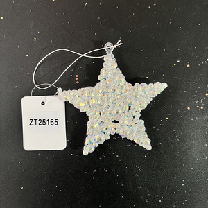 Custom Creative SouthPeak Fashion Snowflake Christmas <b>Tree</b> Decoration Reusable Acrylic Hanging Ornament Xmas Pendant Factory - Product Image 2