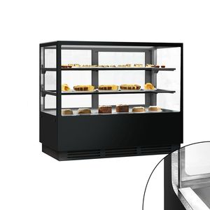 GGM Gastro Refrigerated & Cake <b>Display</b> <b>Case</b> - 1500mm - Double Glazed - with 2 Shelves - Product Image 1