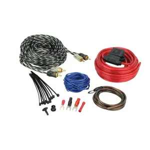 Kit de cable de subwoofer para coche, cableado para amplificador de coche, 4 awg ofc
