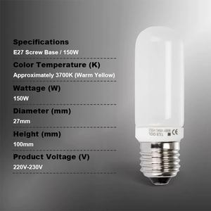 Godox 150W E27 220-240V Studio nhiếp ảnh bóng đèn flash mô hình LED <span class=keywords><strong>Strobe</strong></span> đèn cho Photo Studio <span class=keywords><strong>Strobe</strong></span> Chiếu Sáng - Product Image 6