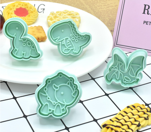 2024 Sinh Thái Thân Thiện Dùng Một Lần Khủng Long Mùa Xuân <span class=keywords><strong>Cookie</strong></span> Cutter Khuôn Nhựa Pastry Baking Công Cụ Cho Bánh Trang Trí Sô Cô La Khuôn - Product Image 2
