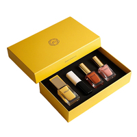 Boîtes d'emballage cadeau de beauté personnalisées pour emballage de papier de rouge à lèvres vernis à ongles et brillant à lèvres avec gaufrage et stratification mate