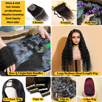 Perruque de cheveux humains indiens vierges non traités, à cuticules alignées, de qualité supérieure, 300 % haute densité, 30 pouces, provenant d'un seul donneur