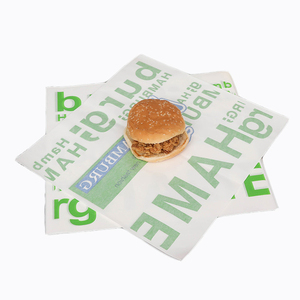 In Logo Tái Sử Dụng Thực Phẩm Bánh Sandwich Wrapper Burger Bao Bì Sáp Giấy Tùy Chỉnh In Ấn Giấy Gói - Product Image 3
