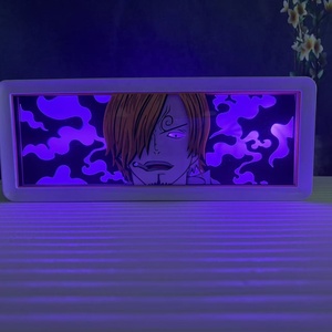 Figurine articulée One Piece Luffy Zoro Sanji <span class=keywords><strong>Usopp</strong></span>, modèle de personnage, ornement, figurine d'action anime en plastique, artisanat LED RGB, vente chaude - Product Image 6