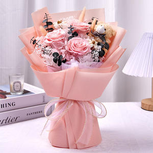 Ramo de Rosas Eternas para el Día de San Valentín, Tanabata, Regalo de Alta Gama para Mejores Amigas, 35x25cm, Origen <span class=keywords><strong>China</strong></span> - Product Image 6