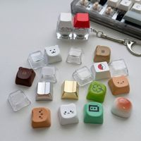 Custom MX Switch Keyboard Keycaps Diy Fidget Button Keychain MOA OEM Cherry Printed Logo Keycaps Mechanical Keyboard Caps