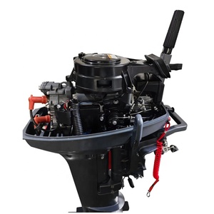 Mojiang Short Shaft 2 Stroke <b>Gasoline</b> 15HP Motor Boat Marine Engine for Fishman - Product Image 5