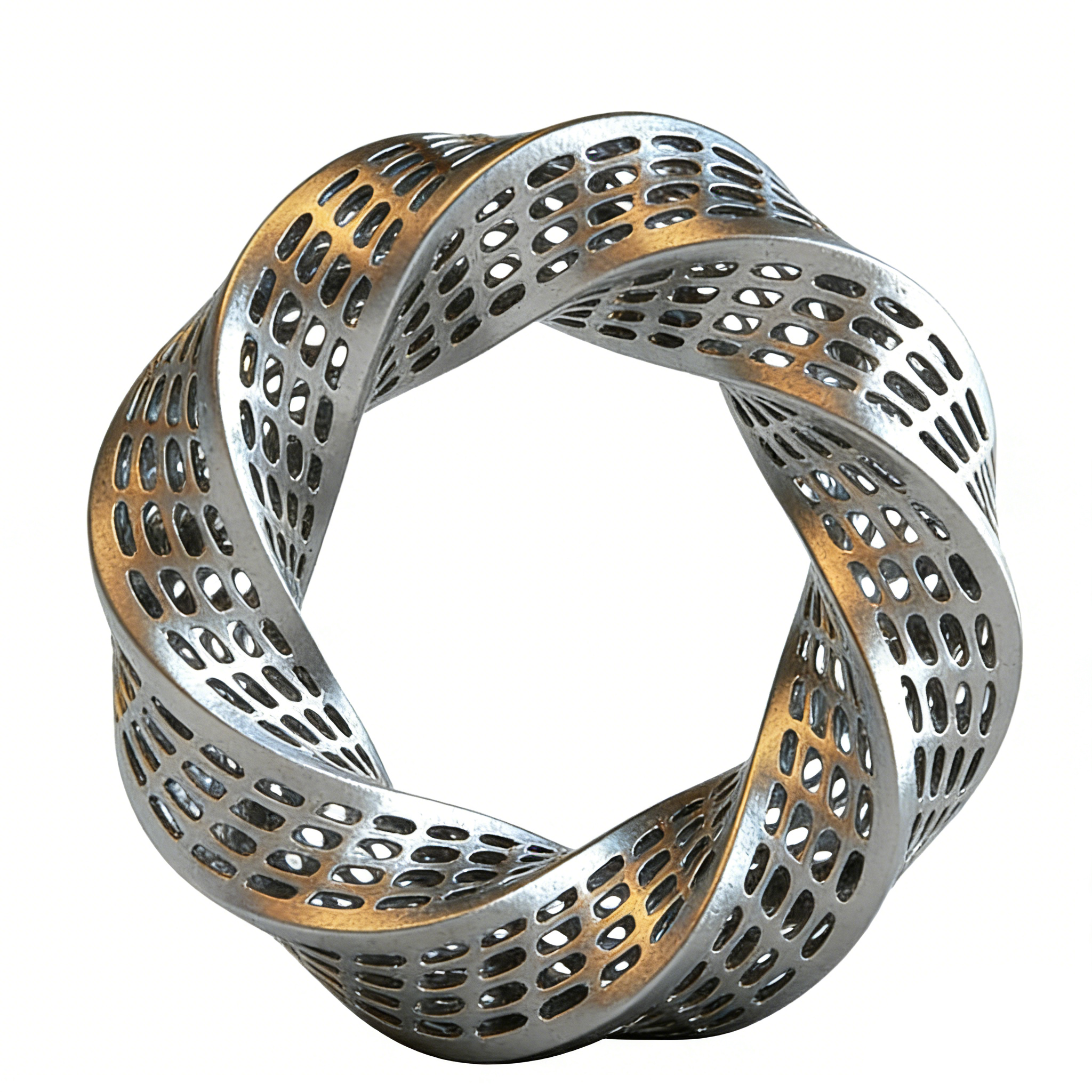 Advanced Metal 3D Printing Technology Custom 3D Printing Metal Art Sculpture with Custom Logo for Home Decor Gift OEM MOQ 1PC