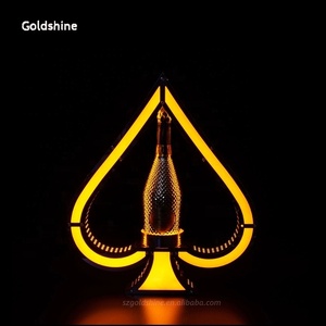 Sáng Tạo Led Cơ sở rượu vang hiển thị giá Bar sáng KTV spades Champagne Vua cơ sở số thư hình dạng chức năng điều khiển từ xa - Product Image 2