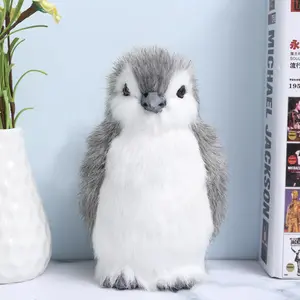 小動物クリスマスツリー動物ぬいぐるみの装飾シミュレートされたペンギンモデルの装飾品クリスマスの装飾