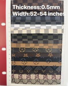 Горячая Распродажа, популярная синтетическая кожа из ПВХ смолы для украшения мешков, поделок - Product Image 1