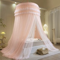 Moustiquaire ronde double couche du sol au plafond pour chambre à coucher usage domestique