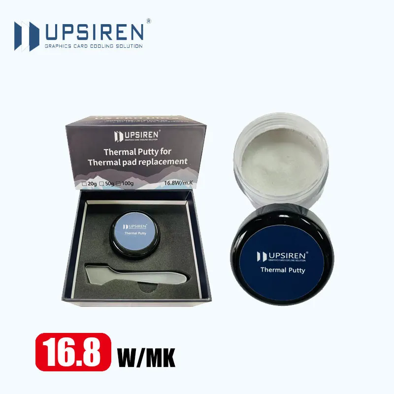 Термопатлевка UPSIREN UX PRO Ultra 16,8 w/mk для процессора VGA GPU IC, быстрое охлаждение, замена термоколодки