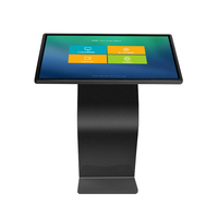 Kiosco Inteligente Horizontal con Pantalla Táctil Infrarroja de 55 Pulgadas, Señalización Digital LCD, Pantalla Interactiva de Información para Orientación