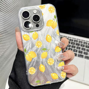 Coque de téléphone en fil de plume PC pour iPhone 17 <span class=keywords><strong>Pro</strong></span> Max avec motif de dessin animé, antichoc et protectrice pour femmes - Product Image 1
