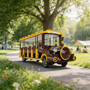 Autobús Turístico Eléctrico de Color Personalizado, Tipo Cerrado, con Sistema de Aire Acondicionado - Product Image 1