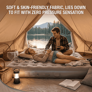 <span class=keywords><strong>Matelas</strong></span> de camping gonflable double bleu encre pour 2 personnes, <span class=keywords><strong>mousse</strong></span> 3D, léger, pour voyage en extérieur - Product Image 2