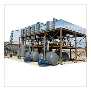 Pyrolysis Oil Distillation Plant For Converting Old Tires And Plastic To Diesel Fuel