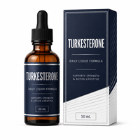 Gouttes liquides de Turkesterone 250mg avec Ashwagandha, Rhodiola, Panax Ginseng, Vitamine B6, Zinc, Poivre Noir 50ml 50 Doses OEM