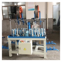 Máquina Trenzadora Circular de Alta Velocidad Modelo XH90-36-2, Potencia de 1100W; Máquina Trenzadora de Alta Velocidad Tipo Lanzadera para Cables
