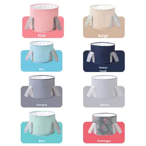 Voyage Portable En Plastique Écologique Bain De Pieds <span class=keywords><strong>Seau</strong></span> Pliable Rétractable Pliant Isolé 10L Capacité Pied Lavabo - Product Image 3