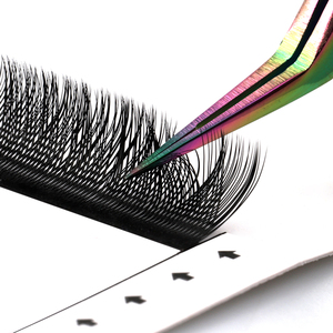 ขนตาปลอม PRAECLARUS แบบ Big Y รุ่น YY ต่อขนตาแบบ YY Lash Braided ขนมิ้งค์ธรรมชาติ F3d C D DD ความหนา 0.07 มม. - Product Image 2