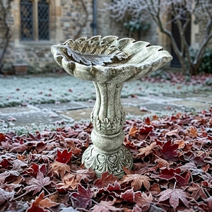 Ornement de bain d'<span class=keywords><strong>oiseaux</strong></span> vintage en résine sculptée à la main, couleur personnalisée, style Art Déco, pour jardin extérieur, pelouse, cour arrière, décoration d'<span class=keywords><strong>oiseaux</strong></span> - Product Image 3