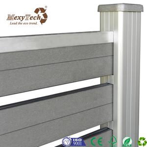 Poteau en aluminium bois composite décoratif balcon gril conception panneaux en gros mur clôture - Product Image 6